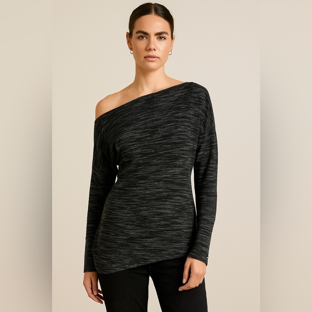 Stella & Dot Black Long Sleeve Top
